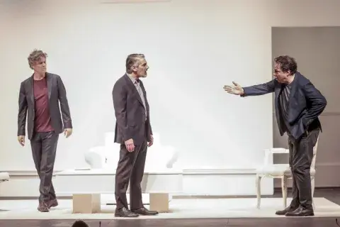 Mike Amigorena, Pablo Echarri y Fernán Mirás. Foto: Art