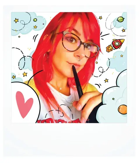 Sara Jornet Blasco, autora de comics que firma como Sara Jotabé. Sara Jornet Blasco, autora de comics que firma como Sara Jotabé.