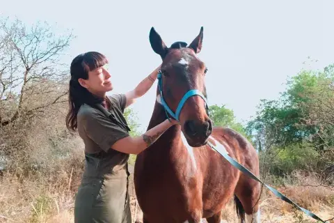 "Es extremo, la naturaleza es así y te templa mucho. Te baja el ego, te agacha la cabeza, te hace vivir en el presente". "Es extremo, la naturaleza es así y te templa mucho. Te baja el ego, te agacha la cabeza, te hace vivir en el presente".