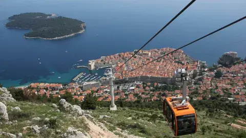 Vista desde Dubrovnik Vista desde Dubrovnik