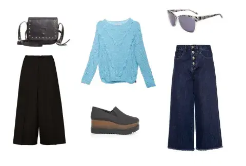 Mocasines (Sky Blue, $1100) Sweater (Florencia Llompart, $1540) Pantalón negro (Riviera, $1200) Jean (María Cher, $1600) Bandolera (Corium, $1452) Anteojos (Interóptica, Elizabeth Arden) Mocasines (Sky Blue, $1100) Sweater (Florencia Llompart, $1540) Pantalón negro (Riviera, $1200) Jean (María Cher, $1600) Bandolera (Corium, $1452) Anteojos (Interóptica, Elizabeth Arden)