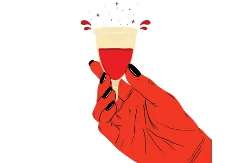 La copa menstrual. La copa menstrual.