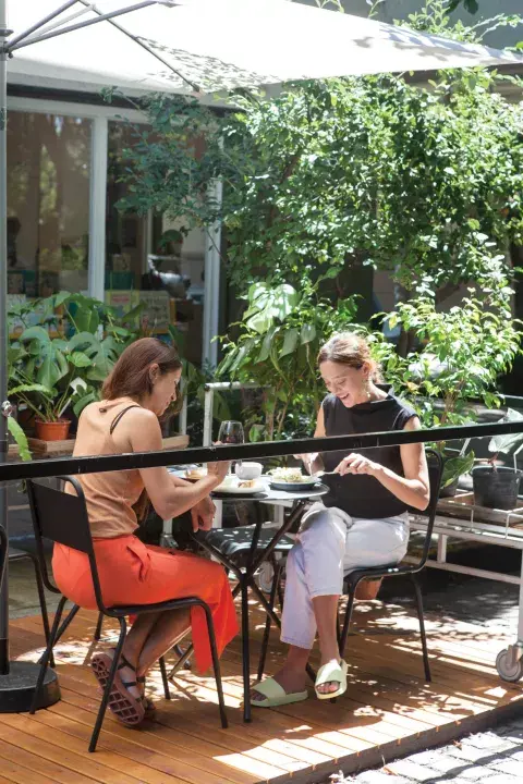 Restaurantes rodeados de verde