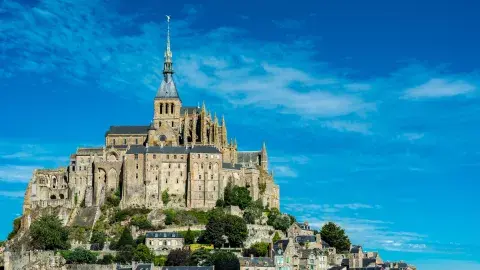 El famoso Mont Saint-Michel El famoso Mont Saint-Michel