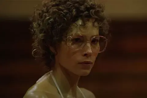 Jessica Biel como Candy Montgomery. Foto: Hulu Jessica Biel como Candy Montgomery. Foto: Hulu