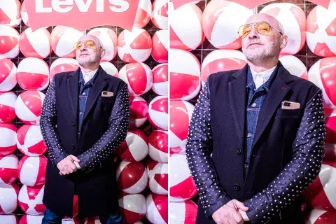 Ronnie Arias de rotation con un look muy particular