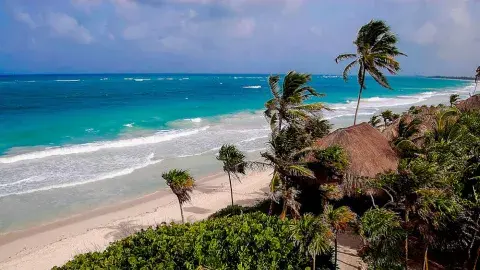 Vista de Tulum. Foto: Wikipedia Vista de Tulum. Foto: Wikipedia