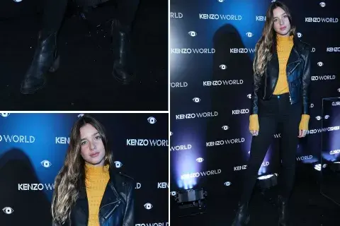 Lucía Celasco, bien rockera, en la presentación de Kenzo World Lucía Celasco, bien rockera, en la presentación de Kenzo World