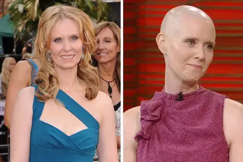 Cynthia le dijo adiós a sus mechas pelirrojas