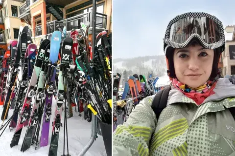 La mayoría de los alojamientos tienen ski valet, para que puedas dejar tus equipos en la montaña y no andar cargada La mayoría de los alojamientos tienen ski valet, para que puedas dejar tus equipos en la montaña y no andar cargada