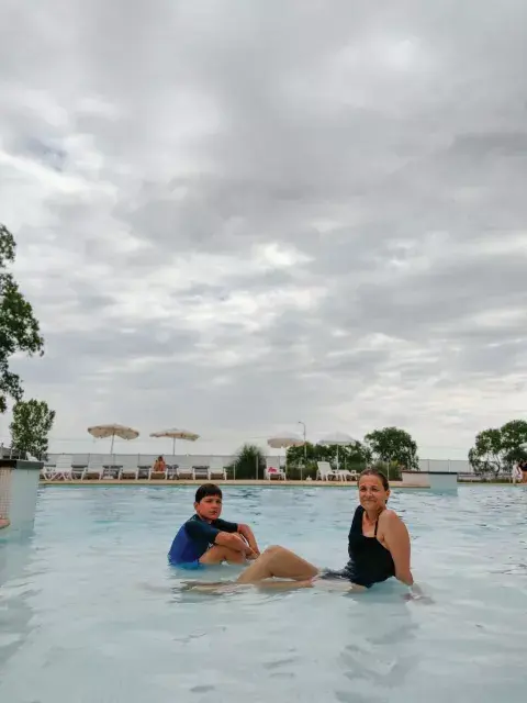Como hacía mucho calor en Chascomús, a la pile en familia, el mejor plan si?viajás?con niños.