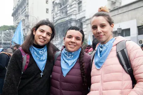 La chicas presentes en el Congreso. La chicas presentes en el Congreso.