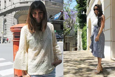 Blusa bordada y calada $1900 de Molise / Anteojos de Uptown / Blusa $630 de Lia Trademark / Pollera $1790 de Molise / Sandalias $1090 de Tila Blanco Blusa bordada y calada $1900 de Molise / Anteojos de Uptown / Blusa $630 de Lia Trademark / Pollera $1790 de Molise / Sandalias $1090 de Tila Blanco