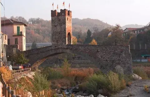 El paisaje de Liguria, en el norte de Italia, es boscoso