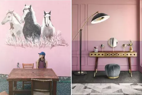 El millennial pink inunda paredes por todo el mundo El millennial pink inunda paredes por todo el mundo
