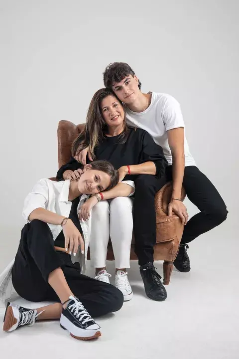Marina Silberstein, 47 años, abogada y mamá de Benjamín (19), Milena (16) y Miranda (8) Carrizo. 