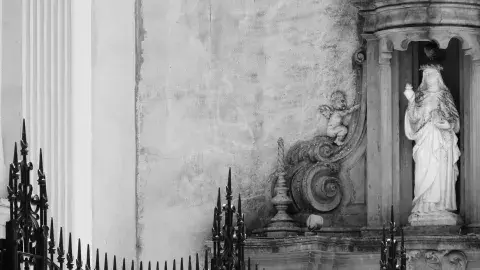 Detalle del Monasterio Santa Catalina de Siena, a 50 metros de la Catedral