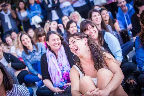 Malena Guinzburg nos hizo reír hasta las lágrimas con su show de stand up. Malena Guinzburg nos hizo reír hasta las lágrimas con su show de stand up.