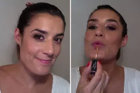 Un ojo terminado y labios locos Un ojo terminado y labios locos