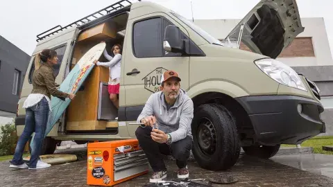 Diego Balcarce, su mujer y su hija unirán Alaska con Argentina en motorhome Diego Balcarce, su mujer y su hija unirán Alaska con Argentina en motorhome