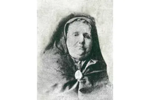 Única imagen de María Catalina Echevarría. Fuente: banderasargentinas.blogspot.com