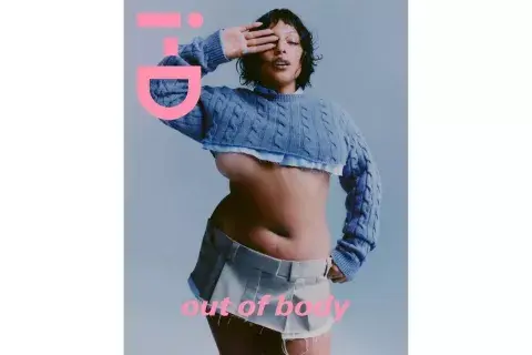 Portada de la revista i-D Portada de la revista i-D
