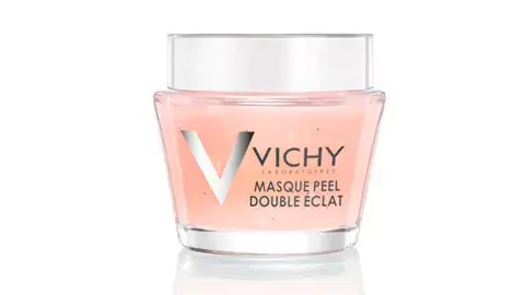 Máscara doble peeling. Para las pieles opacas. Brinda luminosidad y repara los daños producidos por los radicales libres. $580, Vichy