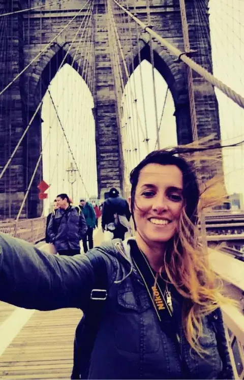 Noelia Benvenutto, una viajera flexible en Nueva York Noelia Benvenutto, una viajera flexible en Nueva York