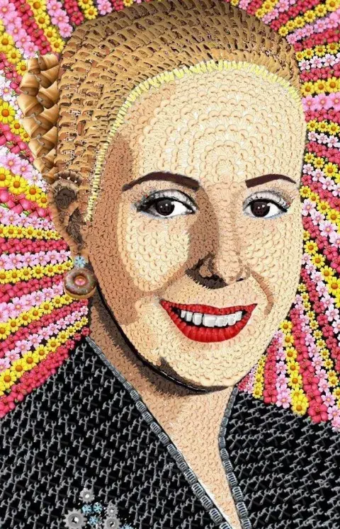 Evita pop digital, Mercedes Moreteau, septiembre 2017 Evita pop digital, Mercedes Moreteau, septiembre 2017