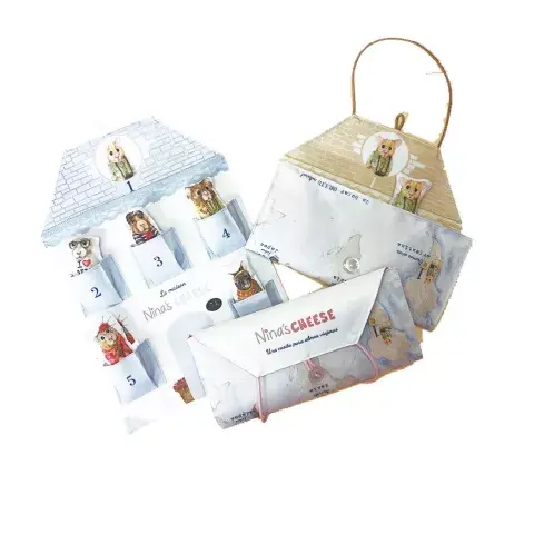 Casita bolsillero con ratoncitos: Juego de asociación. Precio: $2950