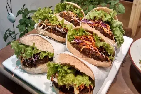 Hamburguesas veganas de Kensho