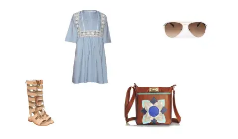 Sandalias (Justa OSadia, $1500 sale Fotter) Vestido (Awada, $2200) Anteojos (Elizabeth Arden) Bandolera (Isabella Cruz, $1099) Sandalias (Justa OSadia, $1500 sale Fotter) Vestido (Awada, $2200) Anteojos (Elizabeth Arden) Bandolera (Isabella Cruz, $1099)