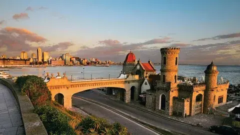 Vista Torreón del Monje, Mar del Plata. Vista Torreón del Monje, Mar del Plata.
