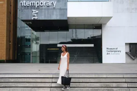 El museo de arte moderno, uno de los imperdibles de la ciudad.