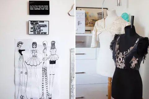 Su pasado de diseñadora de indumentaria hace que el momento de vestirse sea algo increíblemente inspirador Su pasado de diseñadora de indumentaria hace que el momento de vestirse sea algo increíblemente inspirador