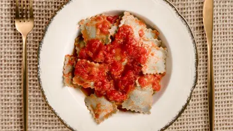 Raviolis a base de harina de lupino. Foto gentileza de: Fresca Raviolis a base de harina de lupino. Foto gentileza de: Fresca