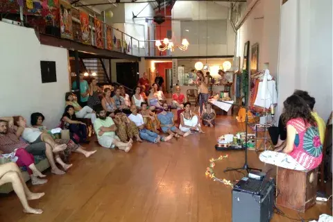 Presentación de la primera escuela de Aura en Argentina. Foto: ELARA