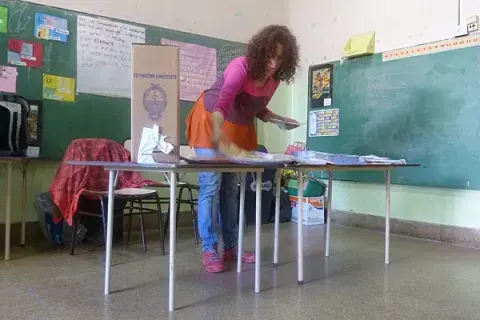 Preparando la mesa