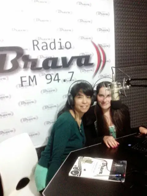 Kariu y Roxana. ¡Para la próxima vez me maquillo un poco!