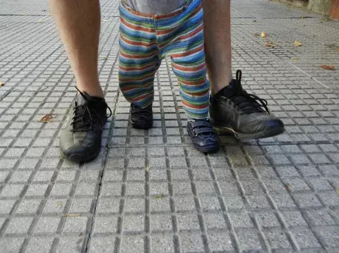 ''Con Teo tengo mucha conexión corporal. Jugamos mucho con el cuerpo''.