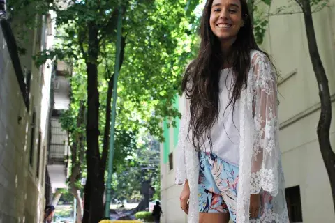 Kimono $1176 de Rimmel / Blusa $630 de Lia Trademark / Short $480 de Lia Trademark Kimono $1176 de Rimmel / Blusa $630 de Lia Trademark / Short $480 de Lia Trademark