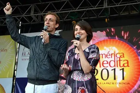 Con Santi, un súper amigo, con el que compartí el escenario Con Santi, un súper amigo, con el que compartí el escenario