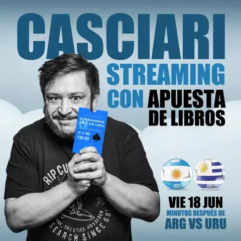 Streaming con Casciari.