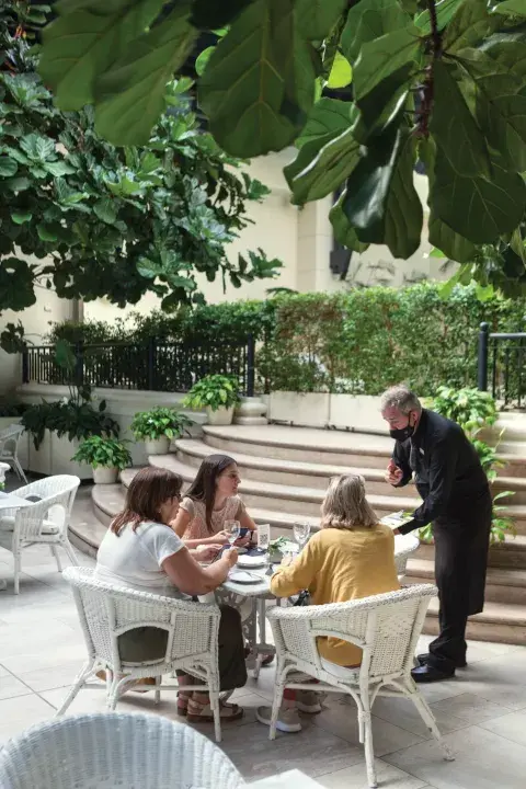Restaurantes rodeados de verde