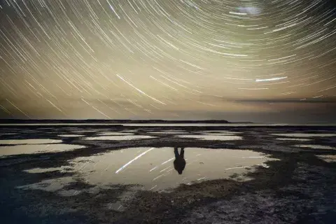 Vale la pena admirar estos cielos patagónicos