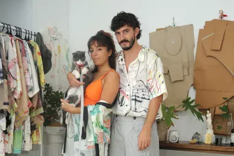 Felicitas Ramallo y Jordi Bargo, los creadores de Somos Molde (PH: Sol Torres Zavaleta). Felicitas Ramallo y Jordi Bargo, los creadores de Somos Molde (PH: Sol Torres Zavaleta).