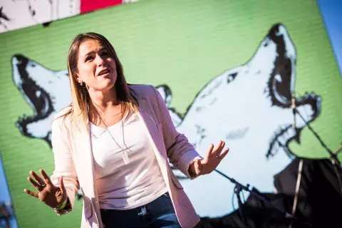 Malena Guinzburg nos hizo reír hasta las lágrimas con su show de stand up. Malena Guinzburg nos hizo reír hasta las lágrimas con su show de stand up.