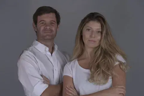 Vanina Chiappino y Santiago Bouquet Roldán, creadores de Positive Label Vanina Chiappino y Santiago Bouquet Roldán, creadores de Positive Label