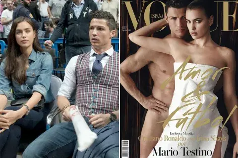 Cristiano Ronaldo e Irina Shayk son considerados una de las parejas más sexies del mundo. Portagonizan la próxima portada de Vogue Cristiano Ronaldo e Irina Shayk son considerados una de las parejas más sexies del mundo. Portagonizan la próxima portada de Vogue