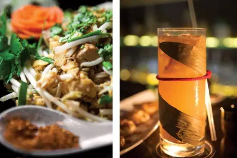Comida thai en Koh Lanta. El trago “ni” en Kiboo Sake Bar Comida thai en Koh Lanta. El trago “ni” en Kiboo Sake Bar